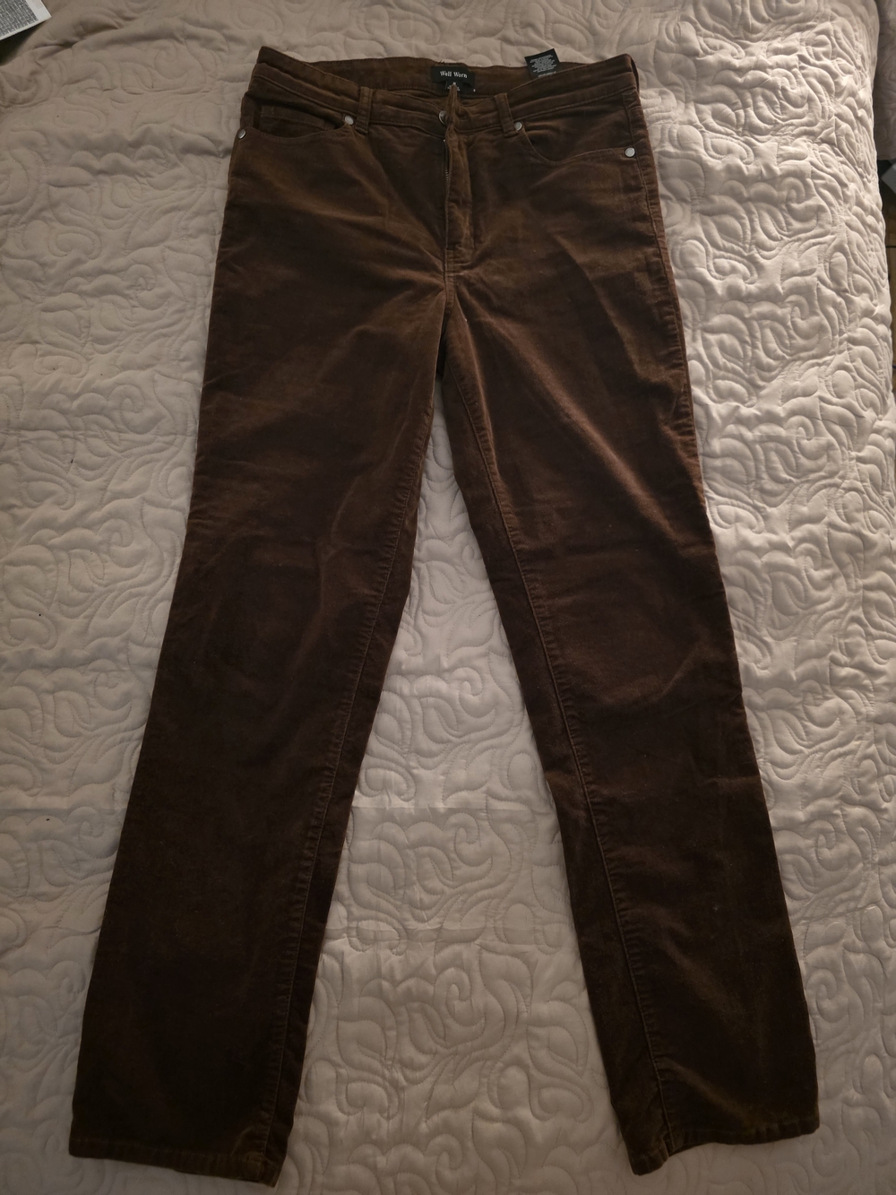 Well Worn Brown Straight-Leg Women's Jeans
